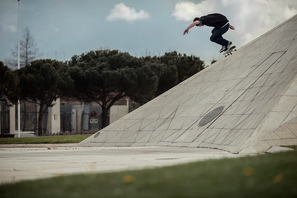 adidas Skateboarding — MADRID13 DennisBusenitz kickflip bank